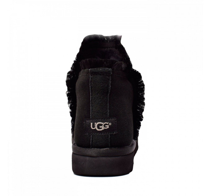 CLASSIC MINI FLUFF HIGH LOW BLACK